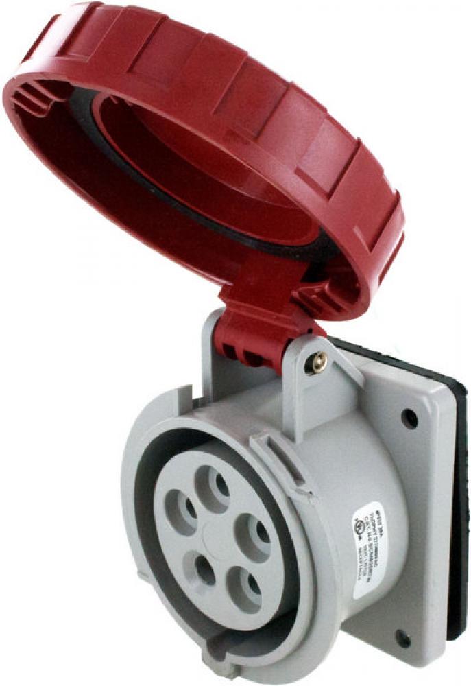 IP67 RECEPTACLE 20A  3phase delta 277/480  4P 5W  WATERTIGHT