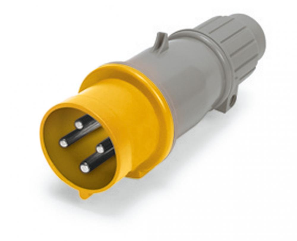 IP44 PLUG 20A  125VAC  2P 3W  SPLASHPROOF