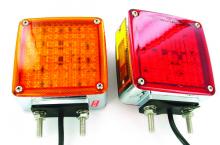 Techspan 706203 - LED LMP DIRSIG RED/AMB CHR [50 DIO] ROADSIDE 2-STUD