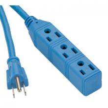 Techspan SL-763 - EXT CORD 3TAP 16/3 2M SJTW