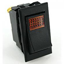 Techspan 34-307 - ROCKER SWITCH, ON-OFF AMBER PILOT LIGHT