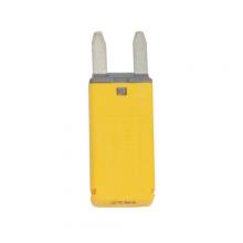 Techspan 766231 - CIRCUIT BREAKER AUTO RESET MINI BLADE 20A YELLOW