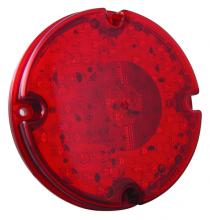 Techspan 735384 - LED LMP BUS S/T/T RED RND 7"[47-DIO]