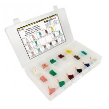 Techspan 766997 - 15PC Male & Female PAL Fuses Assortment Kit - (Mini Flip Kit Series)