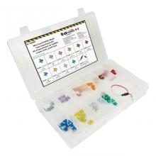 Techspan 766985 - 81PC Mini (Low-Profile) Blade Fuse Assortment Kit - (Mini Flip Kit Series)