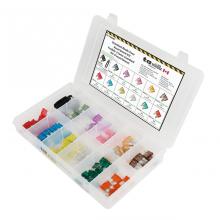 Techspan 766987 - 86PC Standard Blade Fuse Assortment Kit - (Mini Flip Kit Series)