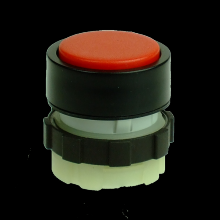 Techspan BS3DLRED - Illuminable Push Button, Spring Return,