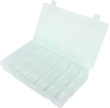 Techspan 763012 - TRAY STORAGE PLAS EMPT 18 COMP - 11 X 6 X 1