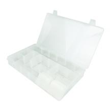 Techspan 763024 - TRAY STORAGE PLAS EMPT ADJUST 3-18 COMP - 11 X 6 X 1