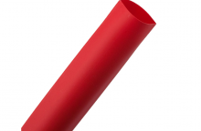 Techspan MHSP-5/8-2-IIL - HEAT SHRINK THIN-WALL RED 5/8InchID X 4FT