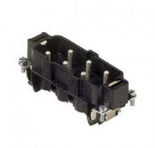 Techspan S06PS - MALE INSERT - 6P+Ground  35A MAX - 600V  SCREW TERMINAL