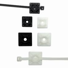 Techspan SMNY0020D - SCREW MOUNT .875InchL x .625InchW  12-1/4Inch SCREW BLACK 500PK