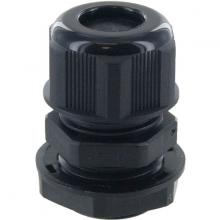 Techspan RDC13NA - DOME CONN .500in NPT  .23-.47in  BLACK c/w O-ring and locknut