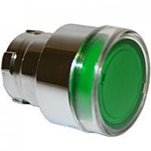 Techspan PB-BW33 - Flush Hd Sprg Ret Illum Acttr Green