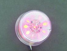 Techspan 735376 - LED LMP SLD MKR CLR LENS RED 2Inch 10-DIODES