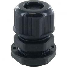 Techspan RDC16NA - DOME CONN .500in NPT  .39-.56in  BLACK c/w O-ring and locknut