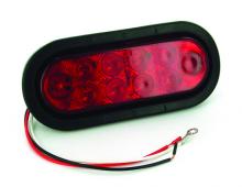 Techspan 705140 - LED SLD S/T/T RED [10-DIODE] OVAL W/GR&PIGT KIT