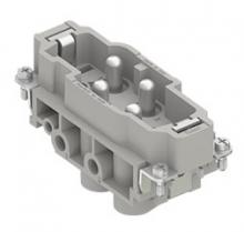 Techspan MP4/0PS - MALE INSERT - 4P+Ground  80A MAX - 600V  SCREW TERMINAL