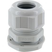 Techspan RDC13AA-GR - DOME CONN Pg13  .23-.47in  GREY c/w O-ring and locknut