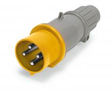 Techspan SCM320P4S - IP44 PLUG 20A  125VAC  2P 3W  SPLASHPROOF