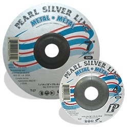 4-1/2 x 1/4 x 5/8-11 Silver Line™ AO Depressed Center Wheels, A24R