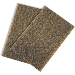 6 x 9 Ultra Prep™ Non-Woven Hand Pads, Tan ?(Heavy Duty - Coarse)