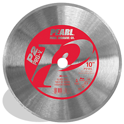 10 x .050 x 5/8 Pearl P2 Pro-V™ Glass Tile Blade, 7mm Rim