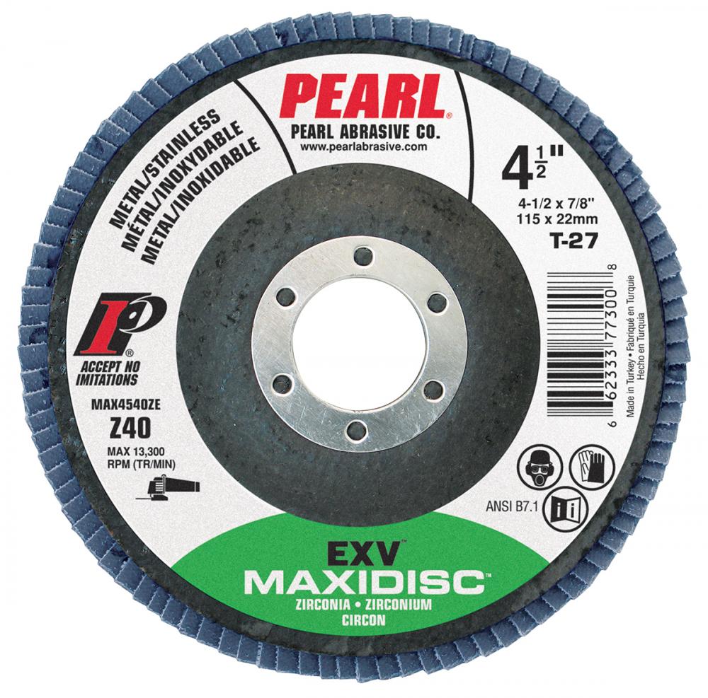 MAX5060Z9E 5&#34; x 7/8&#34; Zirc EXV Flap Disc - 60 grit