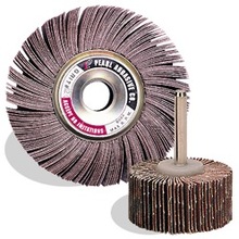 Pearl Abrasive Co. FL62080 - 6 x 2 x 1 Aluminum Oxide Flap Wheels , A80