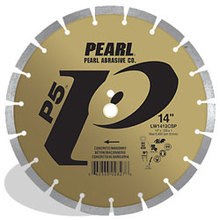 Pearl Abrasive Co. LW1814CSP - 18 x .140 x 1 Pearl P5™ Concrete & Masonry Segmented Blade, 15mm Rim