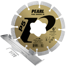 Pearl Abrasive Co. LW135GC - 13-1/2 x .125 Pearl P5™ Green Concrete & Early Entry Blade Kit, Star Arbor