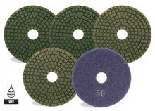 Pearl Abrasive Co. SPS4050 - SPS4050 4" 50 GRIT WET PAD POLISHING