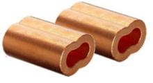 Vanguard Steel 2952 0024 - COPPER OVAL SLEEVES    3/8 "