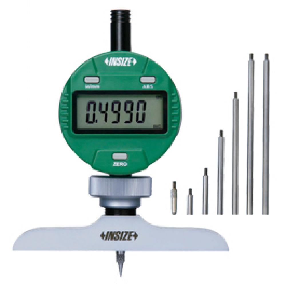 ELECTRONIC INDICATOR DEPTH GAUGE RANGE 0-300MM/0-12IN BASE 101.5X17MM/4.00X0.67IN