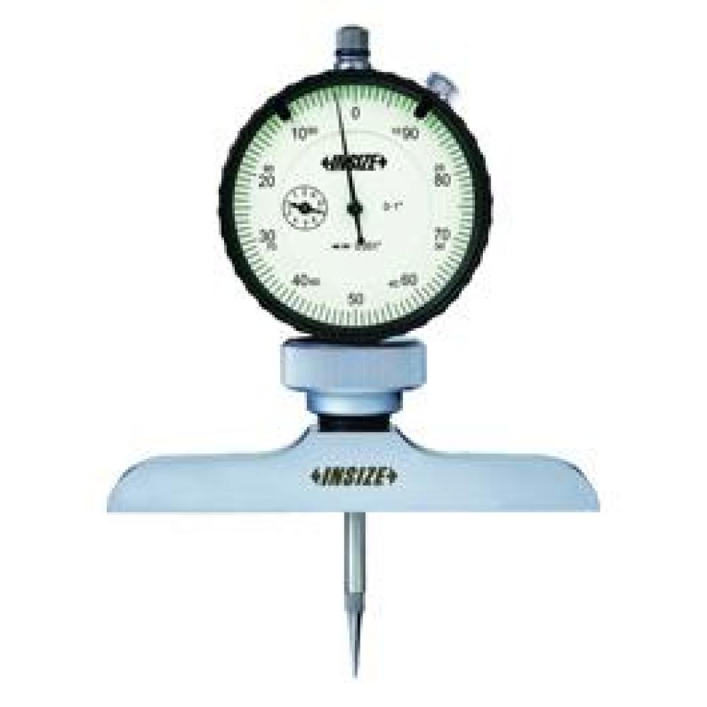 DIAL DEPTH GAUGE RANGE 0-12IN BASE 4.00X0.67IN