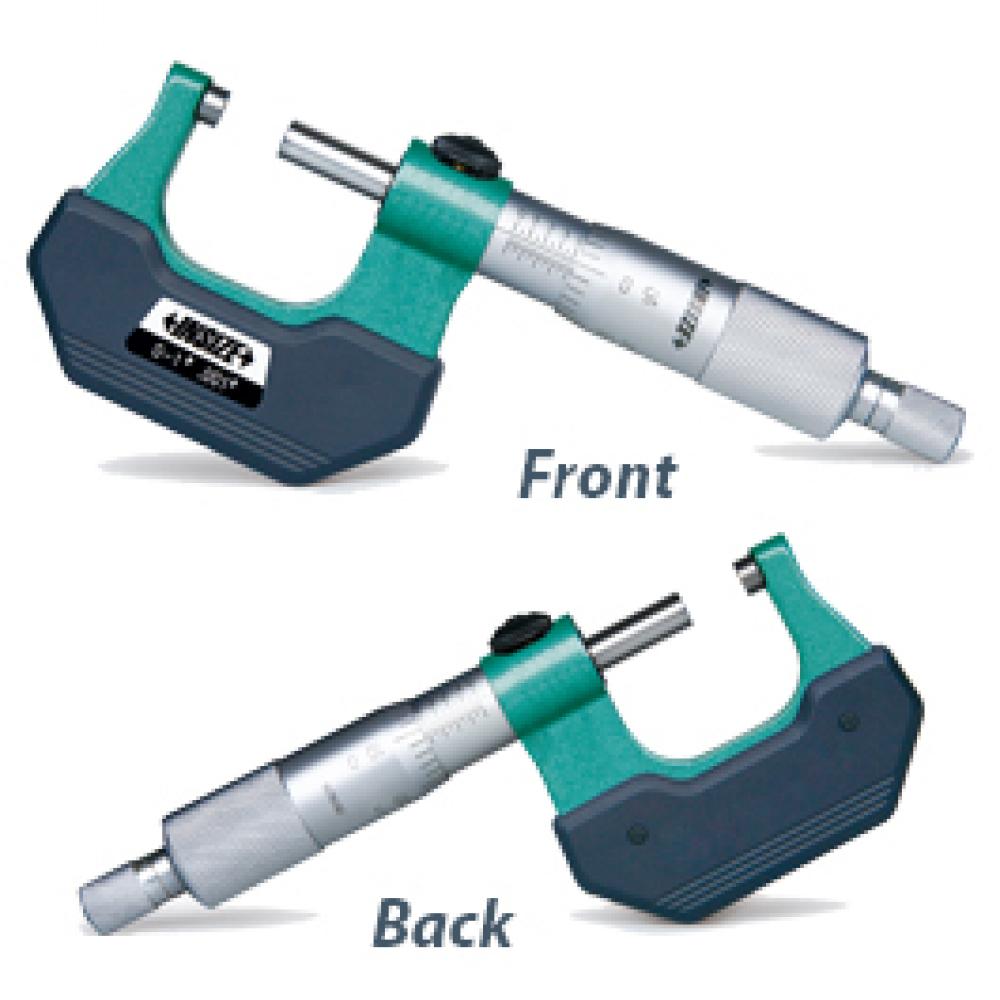 OUTSIDE MICROMETER FOR LEFT OR RIGHT HAND, 0-1&#34;, GRADUATION .001&#34;