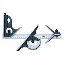 KAR Industrial Inc. 816324 - COMBINATION SQUARE SET 12IN/300MM RULE W/ 1/32 AND 0.5MM GRDAS PLUS 1/64 AND 1MM GRADS