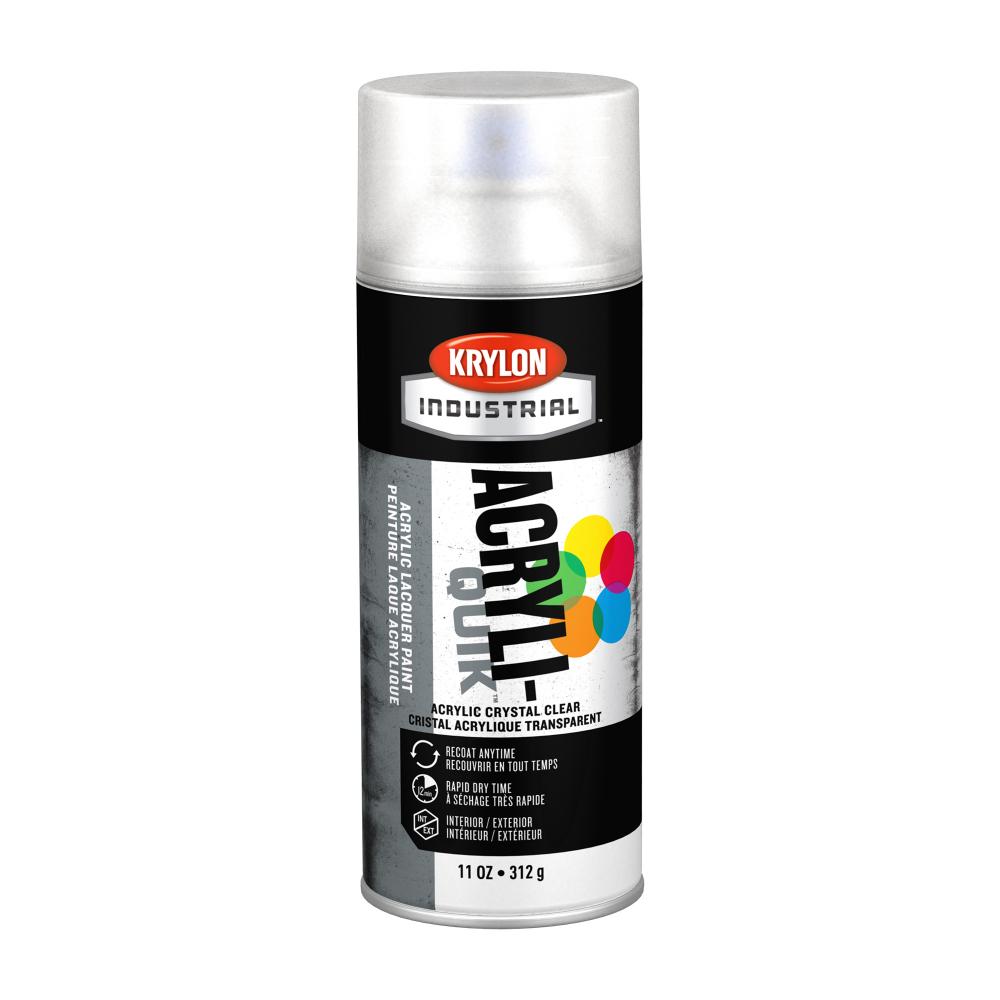 Krylon Industrial Acryli-Quik, Crystal Clear, 11 oz.