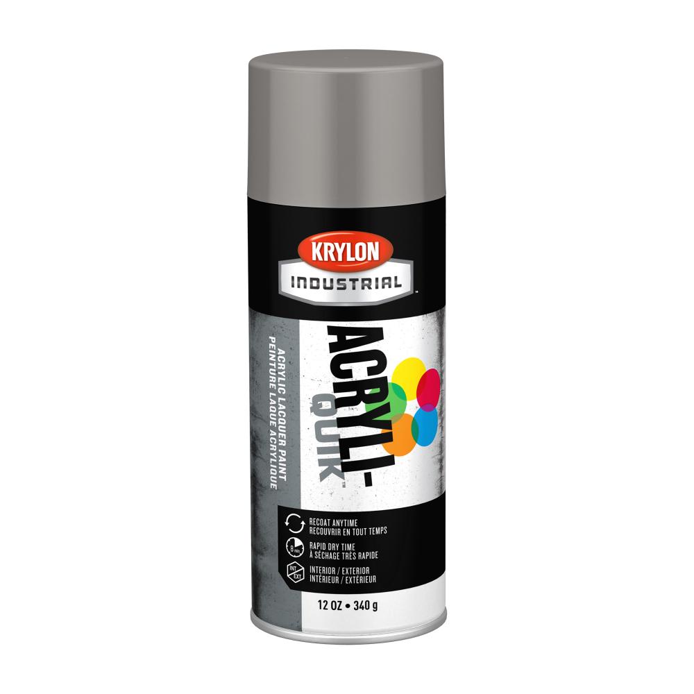 Krylon Industrial Acryli-Quik, Smoke Gray, 12 oz.