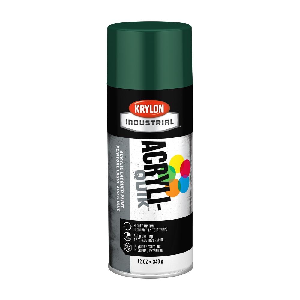 Krylon Industrial Acryli-Quik, Hunter Green, 12 oz.