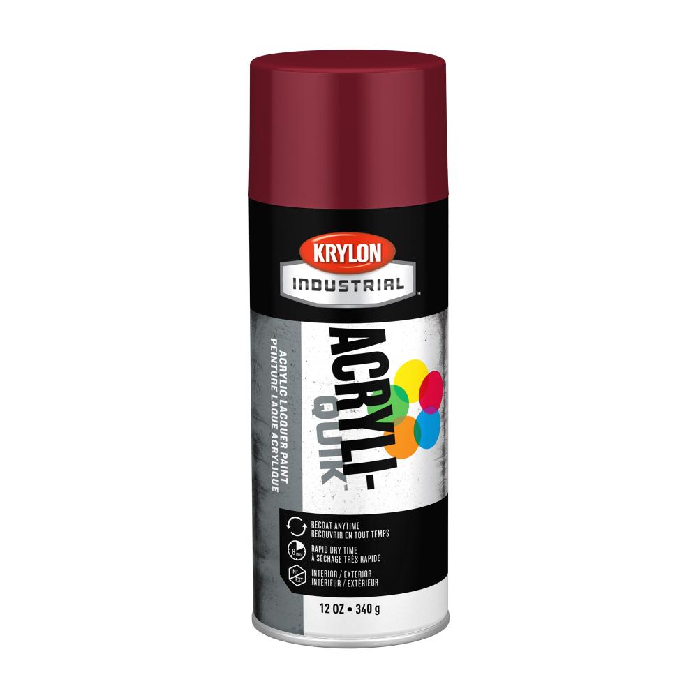 Krylon Industrial Acryli-Quik, Cherry Red, 12 oz.