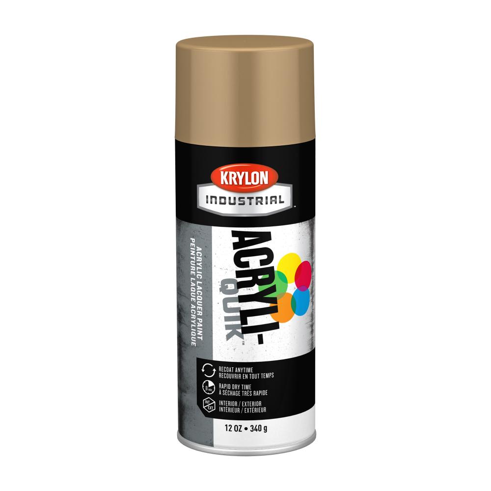 Krylon Industrial Acryli-Quik, Khaki, 12 oz.