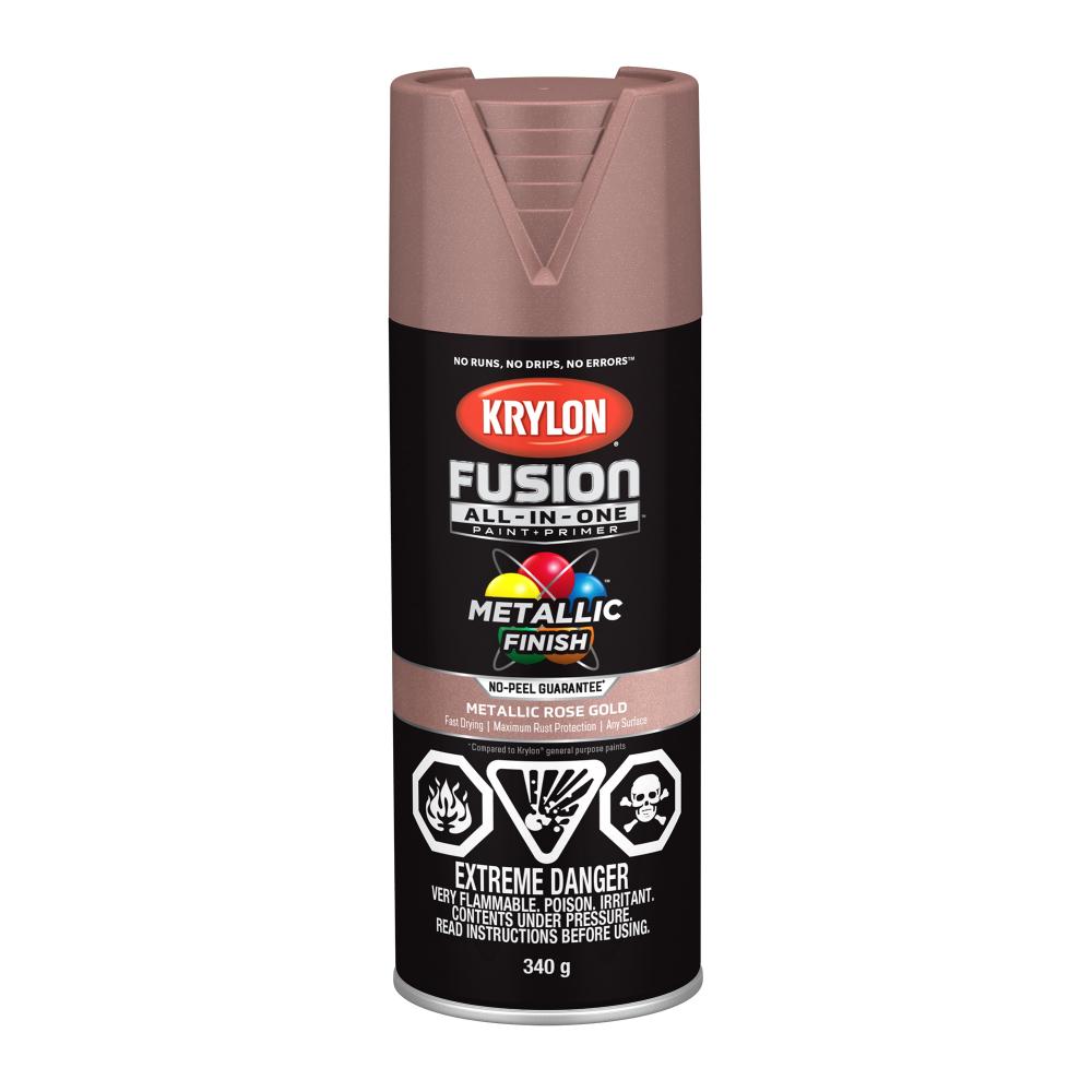 Krylon® Fusion All-In-One™ Metallic, Metallic Rose Gold, 340 g