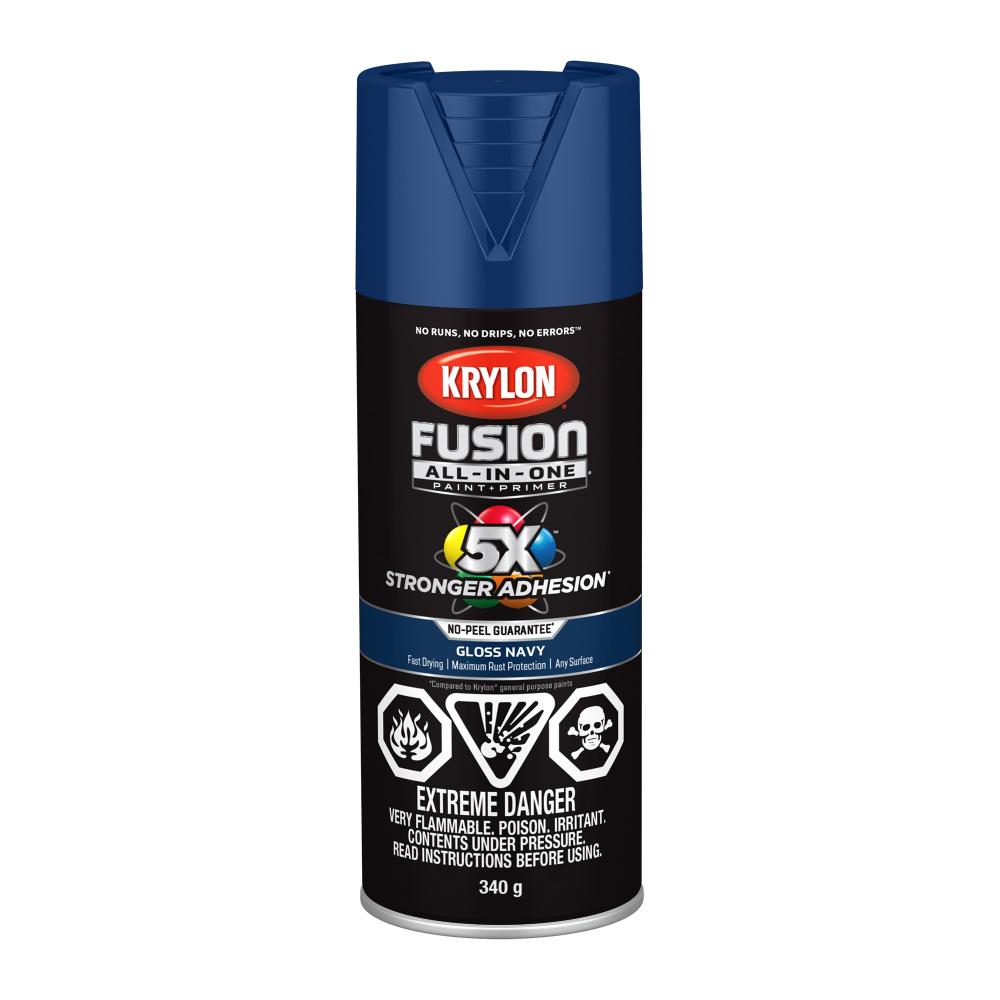 Krylon® Fusion All-In-One™ Gloss, Navy, 340 g