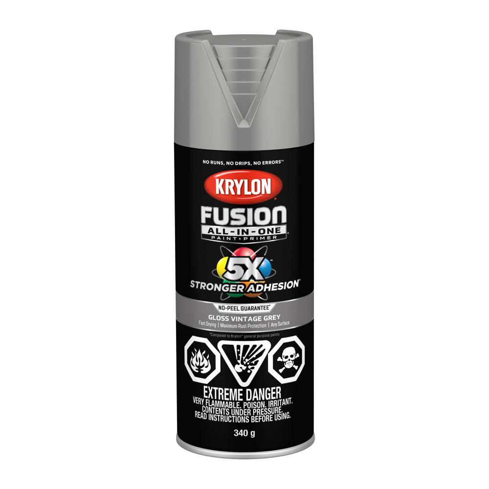 Krylon® Fusion All-In-One™ Gloss, Vintage Gray, 340 g