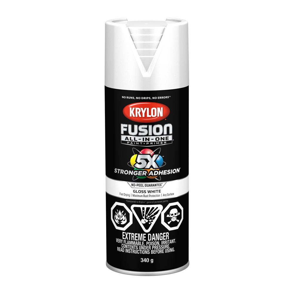 Krylon® Fusion All-In-One™ Gloss, White, 340 g