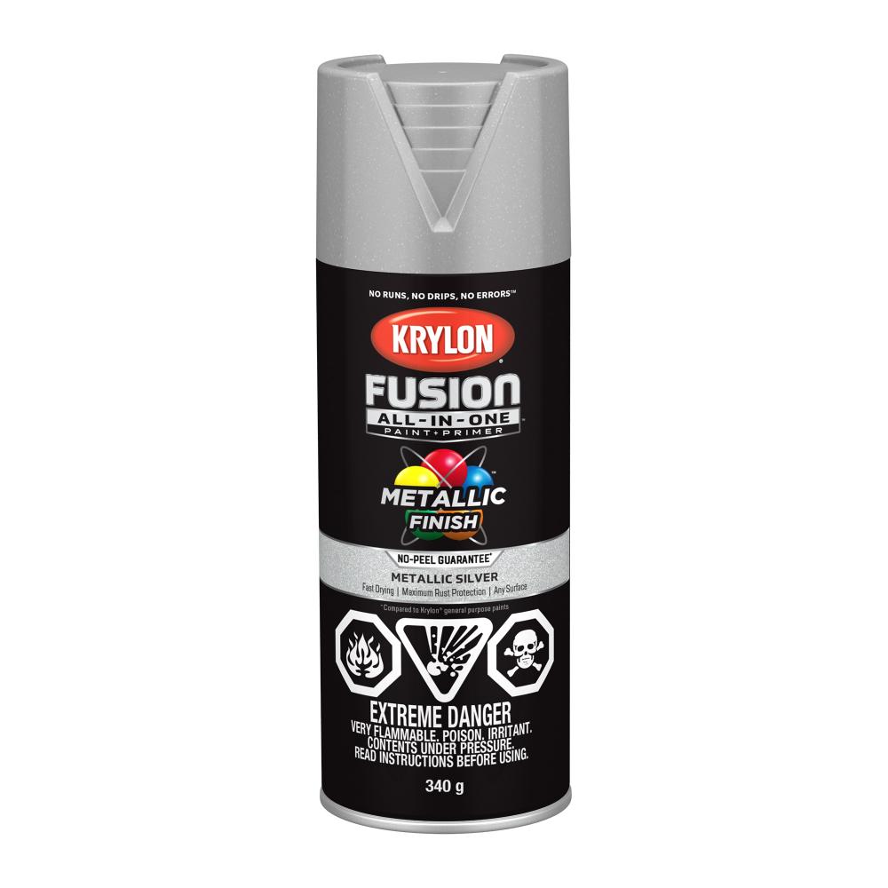 Krylon® Fusion All-In-One™ Metallic, Silver, 340 g