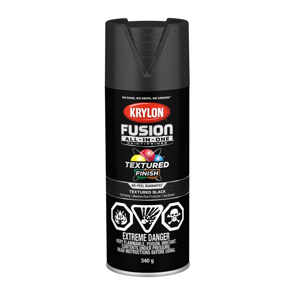 Krylon® Fusion All-In-One™ Textured, Black, 340 g