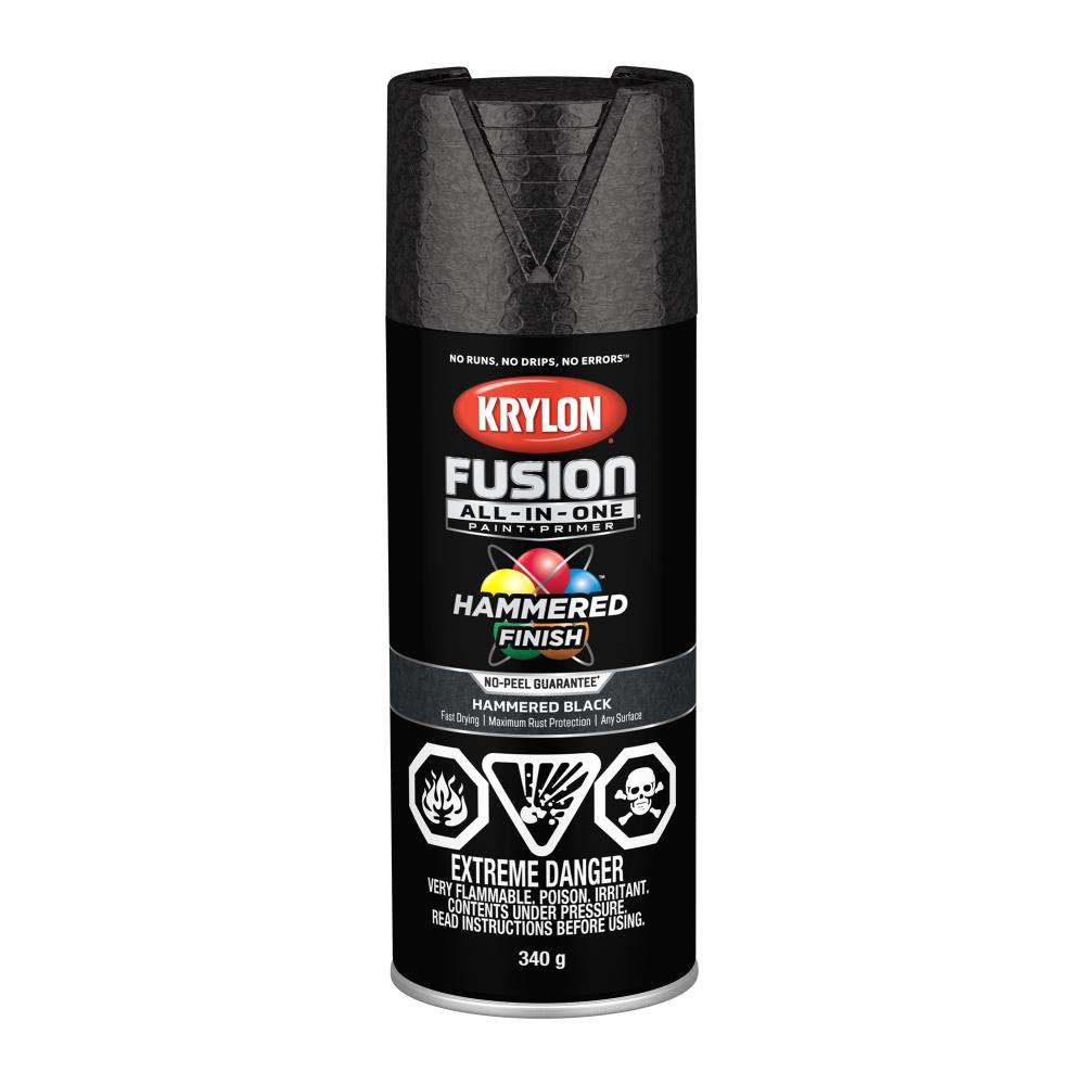 Krylon® Fusion All-In-One™ Hammered, Black, 340 g