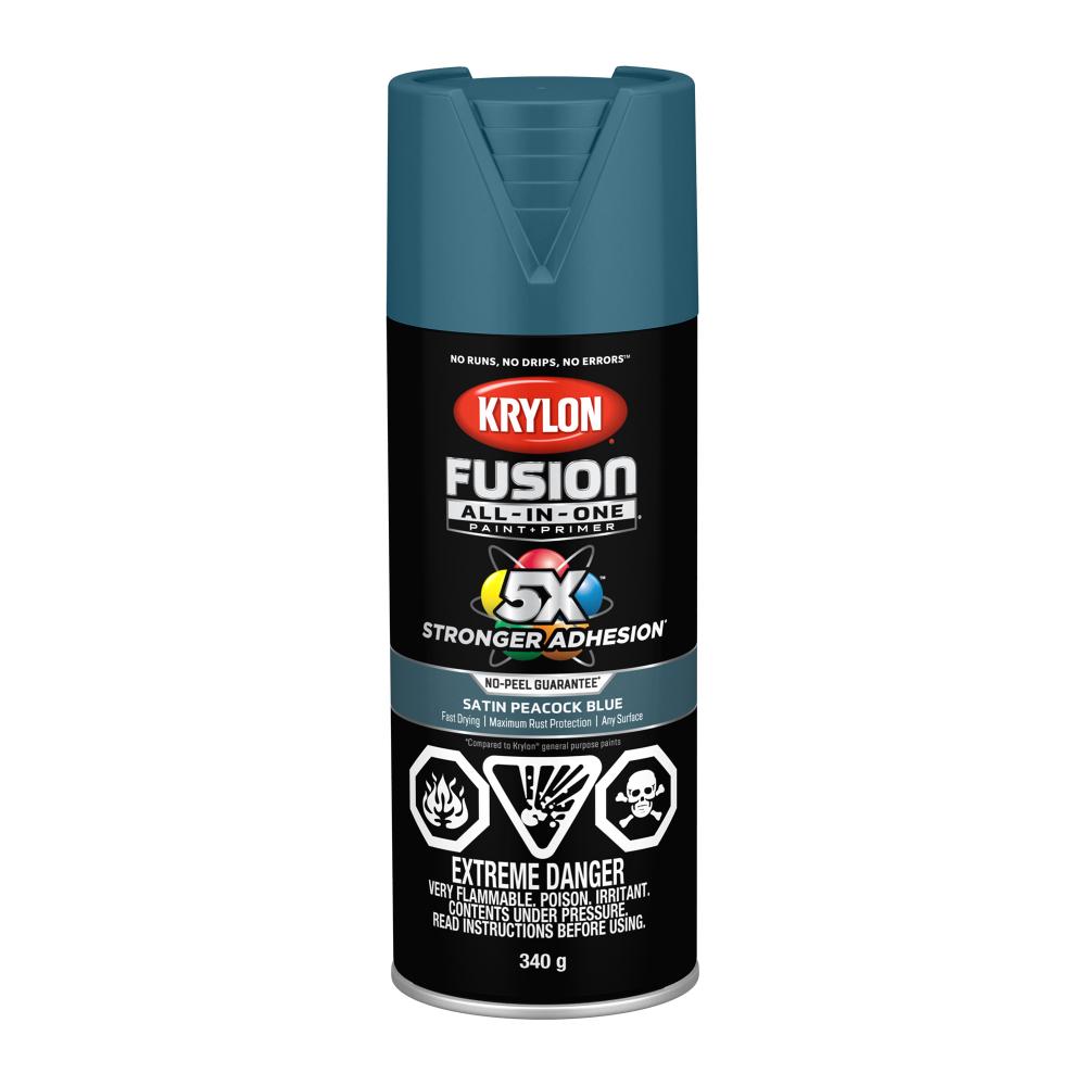 Krylon® Fusion All-in-One™ Satin, Peacock Blue, 340 g